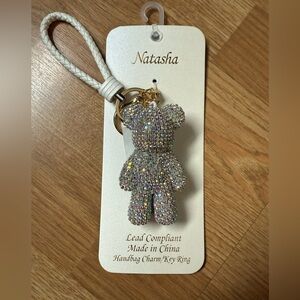 Sparkling Bear Handbag Charm/ Key Ring